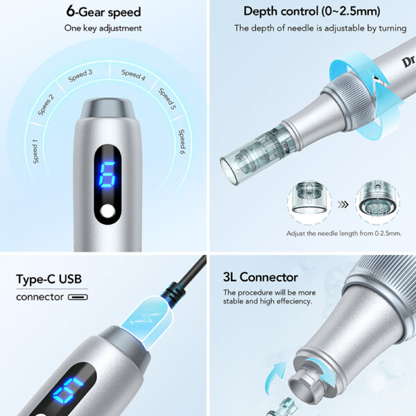 Dr. Pen M7S Microneedling Machine Serum Injector 05