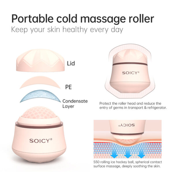 SOICY S50 Ice Facial Massage Roller For Shrink Pores Relax and Clam Skin 04